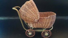 Pair of Miniature Wicker Doll Furniture Chairs (Rattan) — listing 3