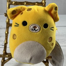 Plush Squeaky Cheese Wedge Hide-and-Seek Dog Toy with Mice — listing 2