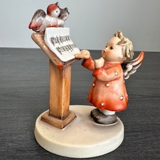 Hummel "Bird Duet" Angel Conductor Figurine at Music Stand — listing 6