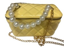 Clear Jelly Quilted Flap Purse with Gold Chain Strap (Boy Bag Style) — listing 6