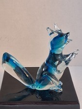 Hand-Blown Lampwork Art Glass Fox Figurine — listing 2