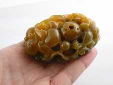 Chinese Carved Dragon Altar Table / Scroll-End Cabinet with Cloud-and-Dragon Relief Panels — listing 4