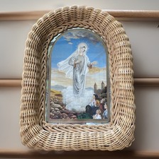 Medjugorje Queen of Peace 1 Troy Oz .999 Fine Silver Round, listing 2
