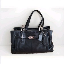 Coach Chelsea Jayden Carryall Black Leather Tote Bag — listing 3