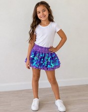 Lola + The Boys Girls Iridescent Sequin Smiley Face Dress — listing 4