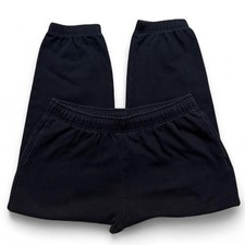 Black Cuffed Jogger Leggings with Side Pockets, No Tags — listing 5