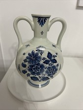 Delft Blue Distel Hand-Painted Ceramic Jug / Pitcher, White & Blue Floral, Model 341/21, ~20cm — listing 3
