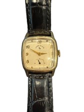 Vintage 1940s Lord Elgin Men's Tonneau Wristwatch, Gold-Filled Case, Manual Wind — listing 6