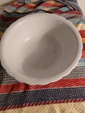 Antique 1880s White Ironstone China Serving Dishes, Set of Four (Scalloped, Oval Platter, and Round Plates) — listing 3
