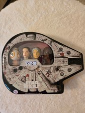 PEZ Star Wars Millennium Falcon Collectible Gift Tin with 4 Dispensers (BB-8, Rey, Han Solo, Chewbacca)