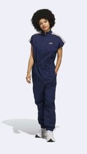 Adidas Originals Black Nylon Track Suit Jumpsuit Coverall — listing 3