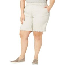 Style & Co. Women's Pull-On Shorts, Stone Wall, Size L