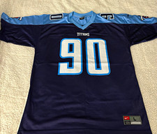 Nike Team Tennessee Titans Jevon Kearse #90 Licensed NFL Jersey, Navy Blue Mesh, Size Medium — listing 3