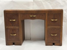 Art Deco Waterfall China Cabinet with Tambour Sides and Roll-Top Compartment — listing 5