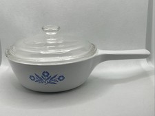 Vintage CorningWare Blue Cornflower P-82-B Saucepan with Handle, 1.5 Pint — listing 3