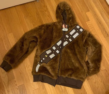 Star Wars Chewbacca Faux Fur Hooded Costume Sweatshirt with Bandolier Design — listing 6