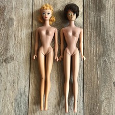Vintage Mattel Barbie Ponytail #4 (Blonde) in Zebra Swimsuit