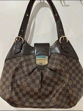 Louis Vuitton Damier Ebene Sistina PM Shoulder Bag — listing 6
