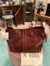 Hobo International Pewter Metallic Leather Shoulder Bag with Tassel — listing 3