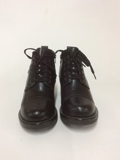 Taos Mini Crave Lace-Up Ankle Boots Deep Teal Green Leather — listing 4
