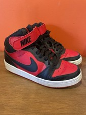 Nike Court Borough Mid 2 High-Top Sneakers, White/Black/University Red — listing 2
