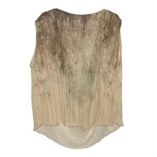 Zara Textured Crinkle Camel Blouse, Size M, New With Tags — listing 2