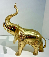 Vintage Brass Miniature Animal Figurines (Elephant, Mouse, Duck Group)