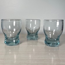 Cobalt to Aqua Blue Tall Highball Tumblers, Set of 4