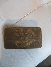 Vintage Brass Metal Engraved Social Security Card - Donald E. Strange, No. 030-09-5270 — listing 5