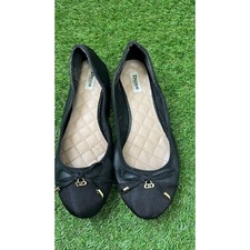 Dune London Twisted-Knot Leather Ballet Flats, Nude, Size EU 39 — listing 3