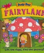 A Day in Fairyland - Vintage 1940s Oversized Children's Big Book (14x18 in), Printed in Sweden for Ramborn Corp