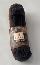 Acorn Slipper Sock 'The Original' with Suede Sole, Gray Ragg Wool Blend — listing 6