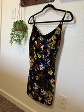 Urban Outfitters Crushed Velvet Smocked Bodice Mini Dress, Size S — listing 5