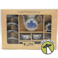 Steiff Puppen-Porzellan-Service 15-Piece Doll Porcelain Tea Set, Original Teddybär 1909 Decor