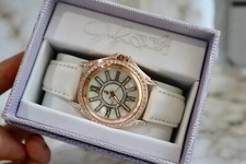 Jaclyn Smith Ladies' Quartz Watch with Silver-Tone Stretch Band