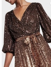 DKNY Navy Blue Sequin Sleeveless Sheath Dress — listing 4