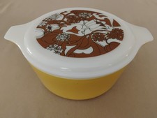 Vintage Wildflower Pattern Ceramic Casserole Dish (Base Only) — listing 5