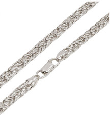 Italian Sterling Silver Multi-Strand Popcorn Chain Bracelet, 925 Marked — listing 5