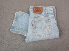 Levi's 501 Original Fit Straight Leg Jeans, W34 L34, Made in USA