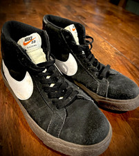 Nike SB Blazer Mid Skateboarding Shoe - Binary Blue / Gum, Youth 7Y