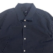 Hugo Boss Regular Fit Men's Dress Shirt, Light Blue with Navy Dot Pattern — listing 4