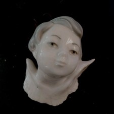 Porcelain Angel Ornament Figurine with Bisque Wings