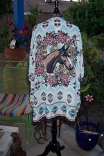 Tasha Polizzi Collection Women's Chambray Denim Tunic Shirt with Floral Lace Patchwork, Size S — listing 4