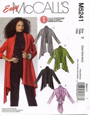 McCall's M5241 Easy '1 Hour Cardigan' Sewing Pattern, Size Y (Xsm-Sml-Med) — listing 2