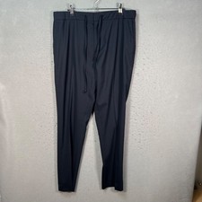 COS Women's Slim-Fit Side-Zip Cotton Stretch Trousers, Navy, EUR 38 — listing 2