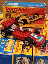 Matchbox Superfast Team Matchbox Red F1 Racing Car with Exposed Engine and Rear Wing — listing 6
