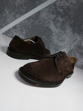 Doucal's Handmade Italian Leather Brogue Oxfords, Brown, EU 43 — listing 4