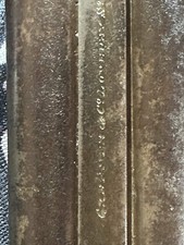 Antique Side-by-Side Double-Barrel Hammer Shotgun with Engraved Locks