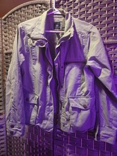 Gap Olive Green Cotton Utility Jacket, Full-Zip Field Jacket