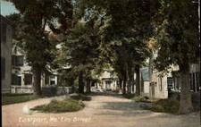 Eastport, Maine Fisherman Statue & Tugboat Postcard (Maine Scenics MS 1051) — listing 6